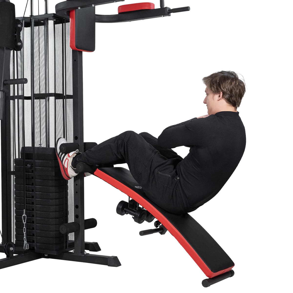 Hjemme fitness Multigym 8000 - 100 kg vægte
