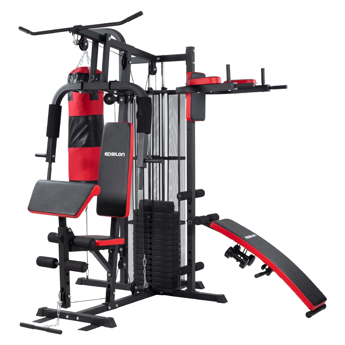Hjemme fitness Multigym 8000 - 100 kg vægte