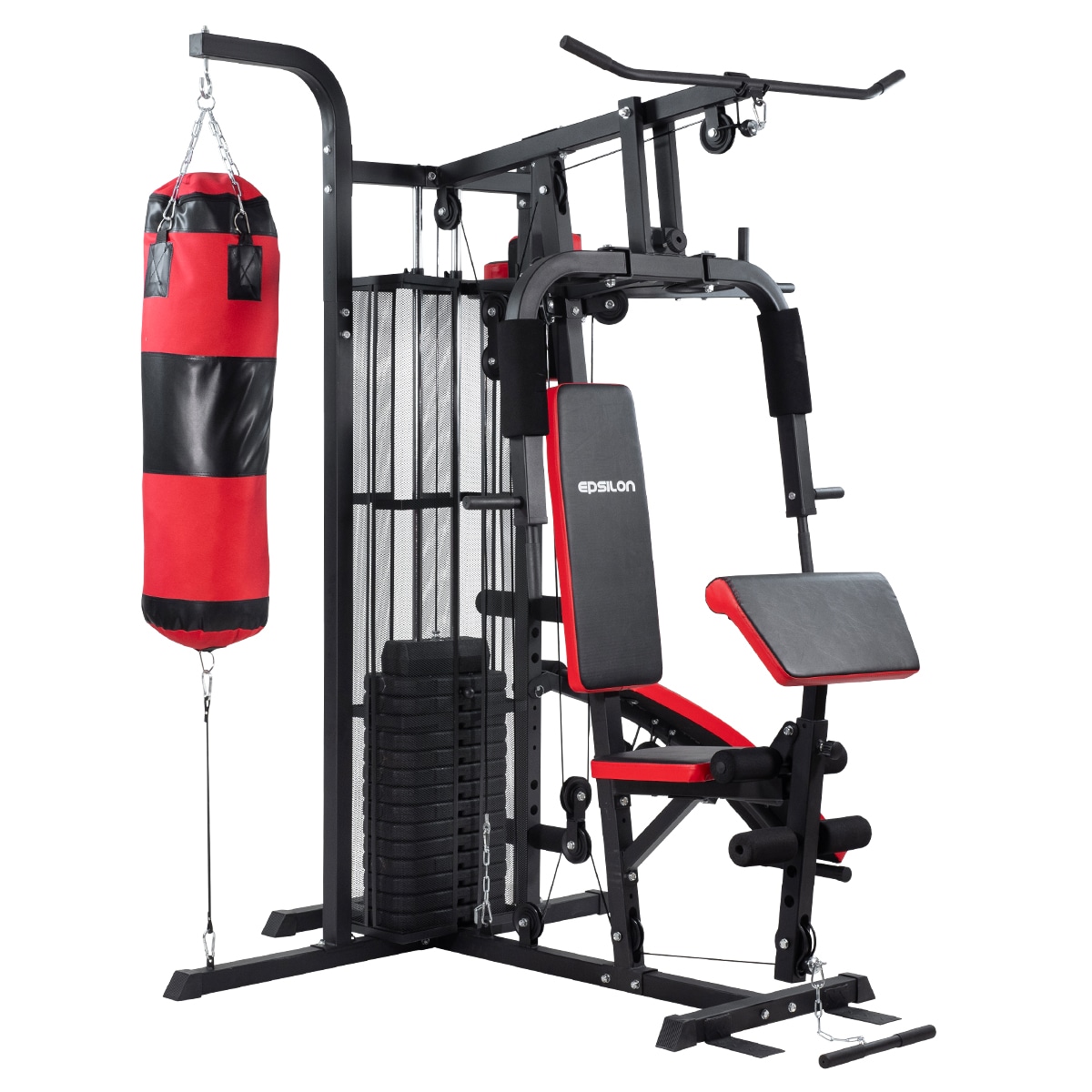 Hjemme fitness Multigym 8000 - 100 kg vægte