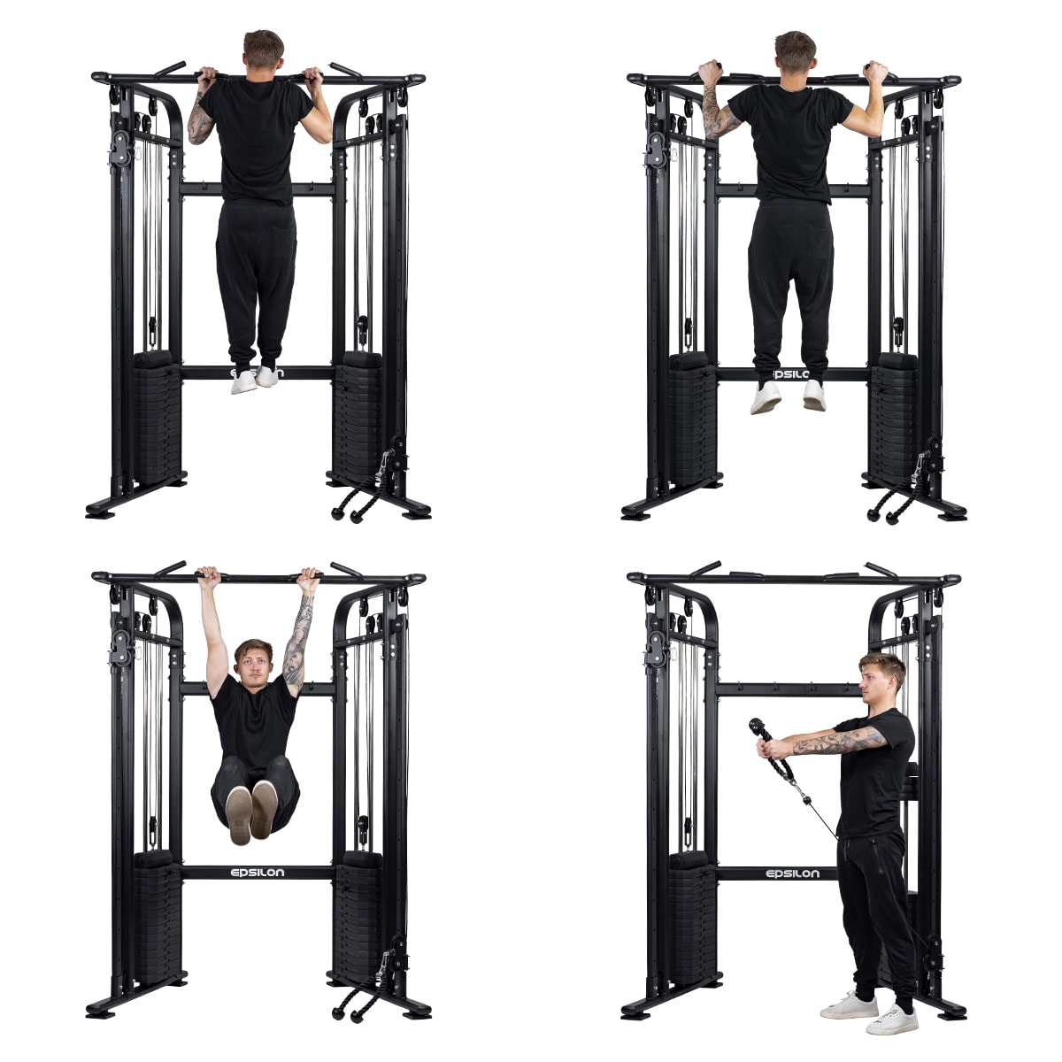 Hjemmegym Cable Cross – 2 x 75 kg vægte